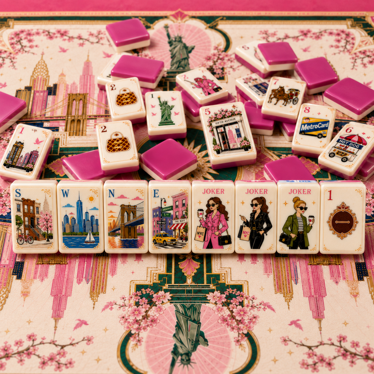 New York Fashionista Mahjong Collection