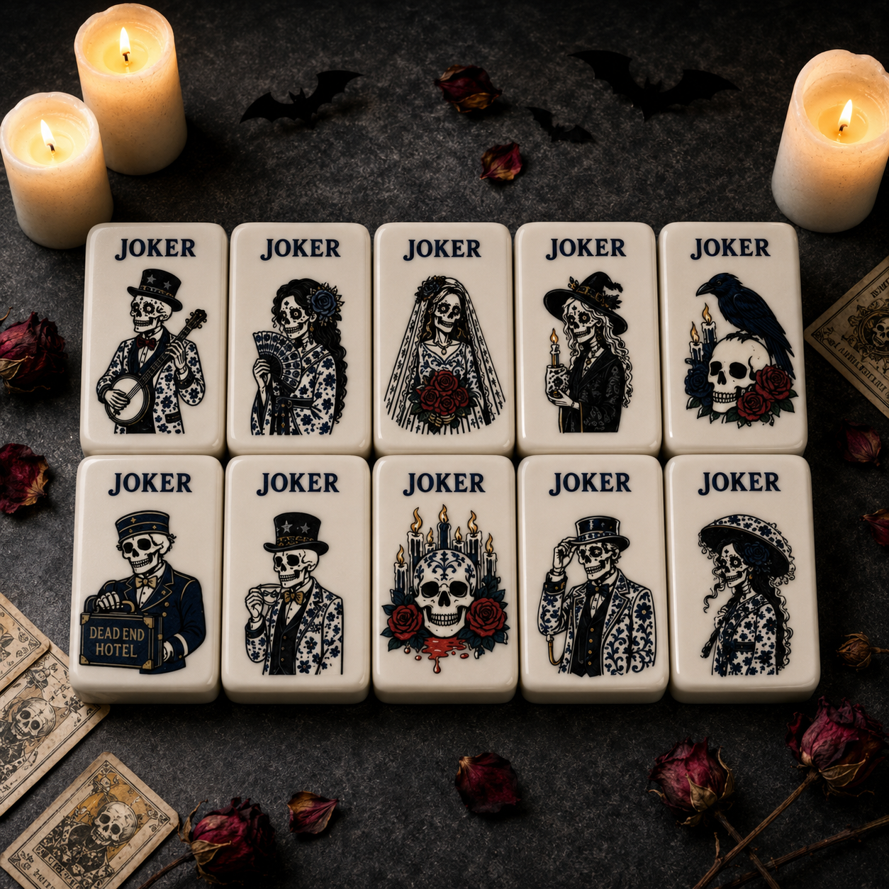 Once Upon Midnight Mahjong - Tiles