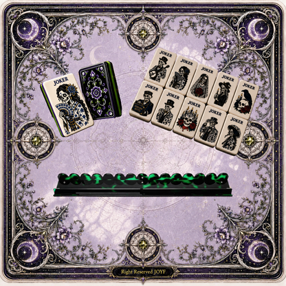 Emerald Green Mahjong Racks