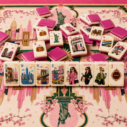 New York Fashionista Mahjong Tiles