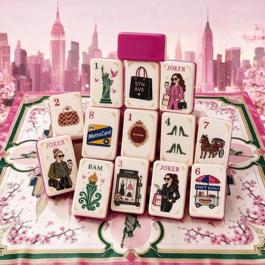 New York Fashionista Mahjong Tiles