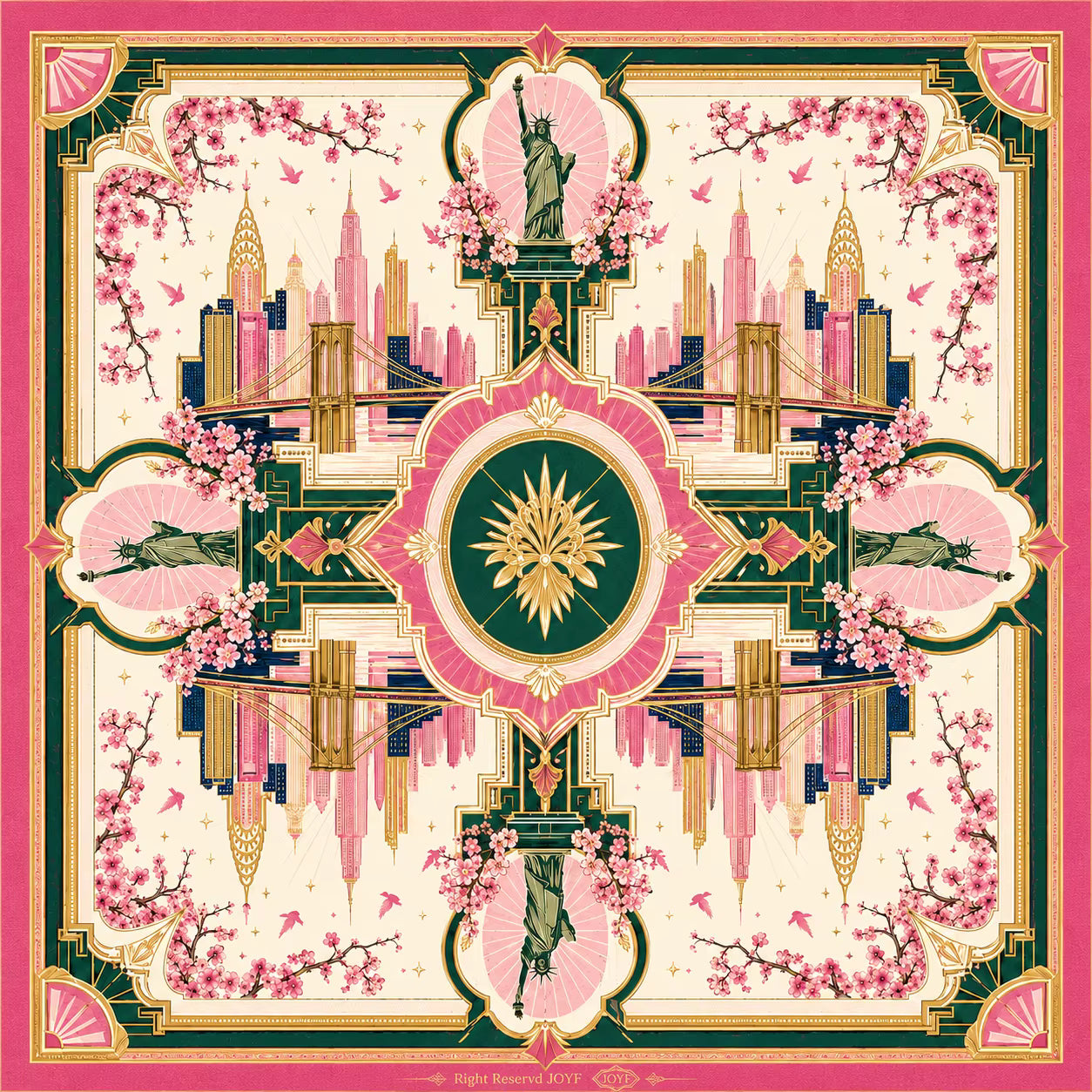 New York Fashionista Mahjong - Mat